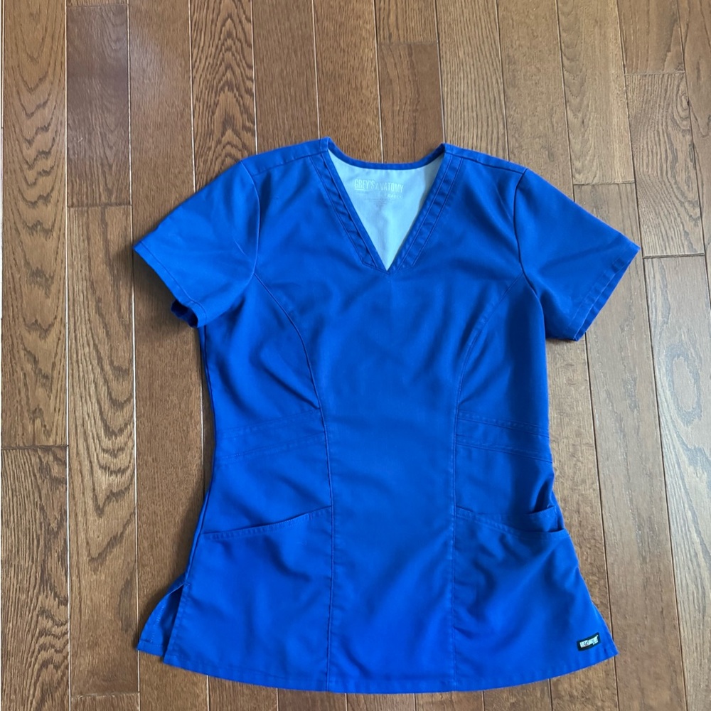 Barco Uniforms Fitted Blue Short Sleeve Tee